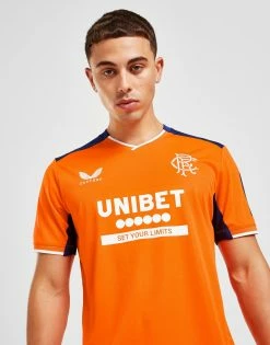 Castore Rangers FC 2022/23 Third Shirt Orange