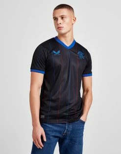 Castore Rangers FC 2022/23 Fourth Shirt Sort -Herretoj Salg jd 569876 c