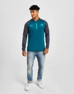 Castore Newcastle United FC 2022/23 Training 1/4 Zip Top Blå -Herretoj Salg jd 569999 d