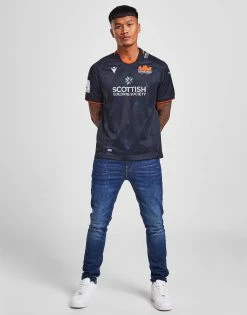 Macron Edinburgh Rugby 2022/23 Home Shirt Blå -Herretoj Salg jd 570326 f