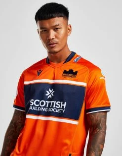 Macron Edinburgh Rugby 2022/23 Away Shirt Orange -Herretoj Salg jd 570327 c