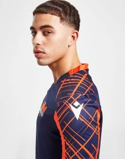 Macron Edinburgh Rugby Training Shirt Blå -Herretoj Salg jd 570330 d