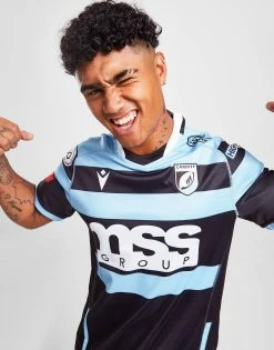 Macron Cardiff Blues 2022/23 Home Shirt Blå