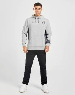 Macron Cardiff Blues 2022/23 Travel Hoodie Grå -Herretoj Salg jd 570350 d