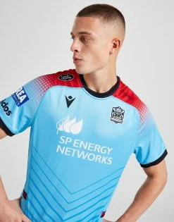 Macron Glasgow Warriors 2022/23 Away Shirt Blå
