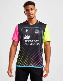 Macron Glasgow Warriors Training Shirt Sort