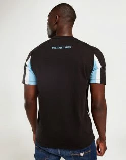 Macron Glasgow Warriors 2022/23 Travel T-Shirt Sort -Herretoj Salg jd 570382 d