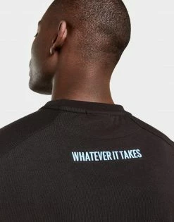 Macron Glasgow Warriors 2022/23 Travel T-Shirt Sort -Herretoj Salg jd 570382 e