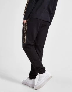 Fred Perry Tape Track Pants Sort -Herretoj Salg jd 570435 c