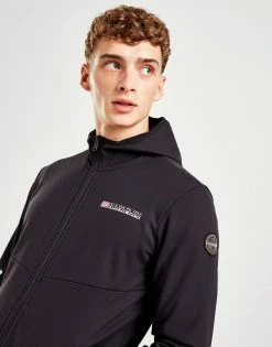 Napapijri Softshell Hoodie Sort -Herretoj Salg jd 571057 d