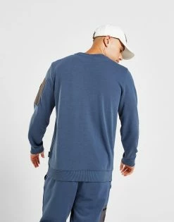 Napapijri Belk Crew Sweatshirt Herre Blå -Herretoj Salg jd 571058 c