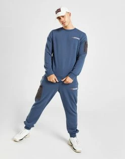 Napapijri Belk Crew Sweatshirt Herre Blå -Herretoj Salg jd 571058 e