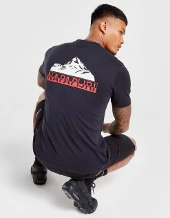 Napapijri Sondi Back Mountain T-shirt Sort