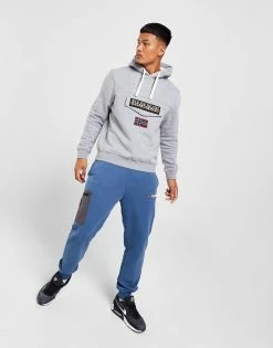 Napapijri Burgee 1/2 Zip Hoodie Grå -Herretoj Salg jd 571099 e