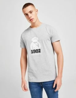 Official Team Real Madrid 1902 T-Shirt Grå