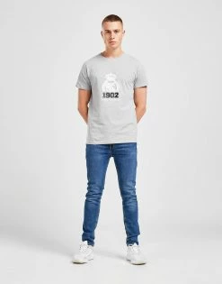 Official Team Real Madrid 1902 T-Shirt Grå -Herretoj Salg jd 571760 d