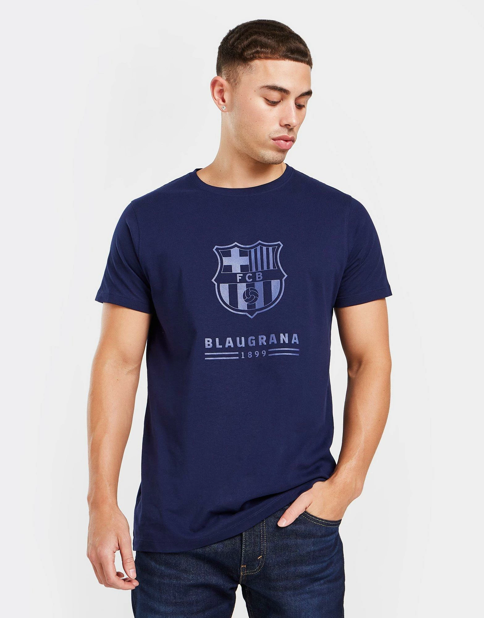 Official Team FC Barcelona Blaugrana T-Shirt Blå 4 Official Team FC Barcelona Blaugrana T-Shirt Blå - Billede 2