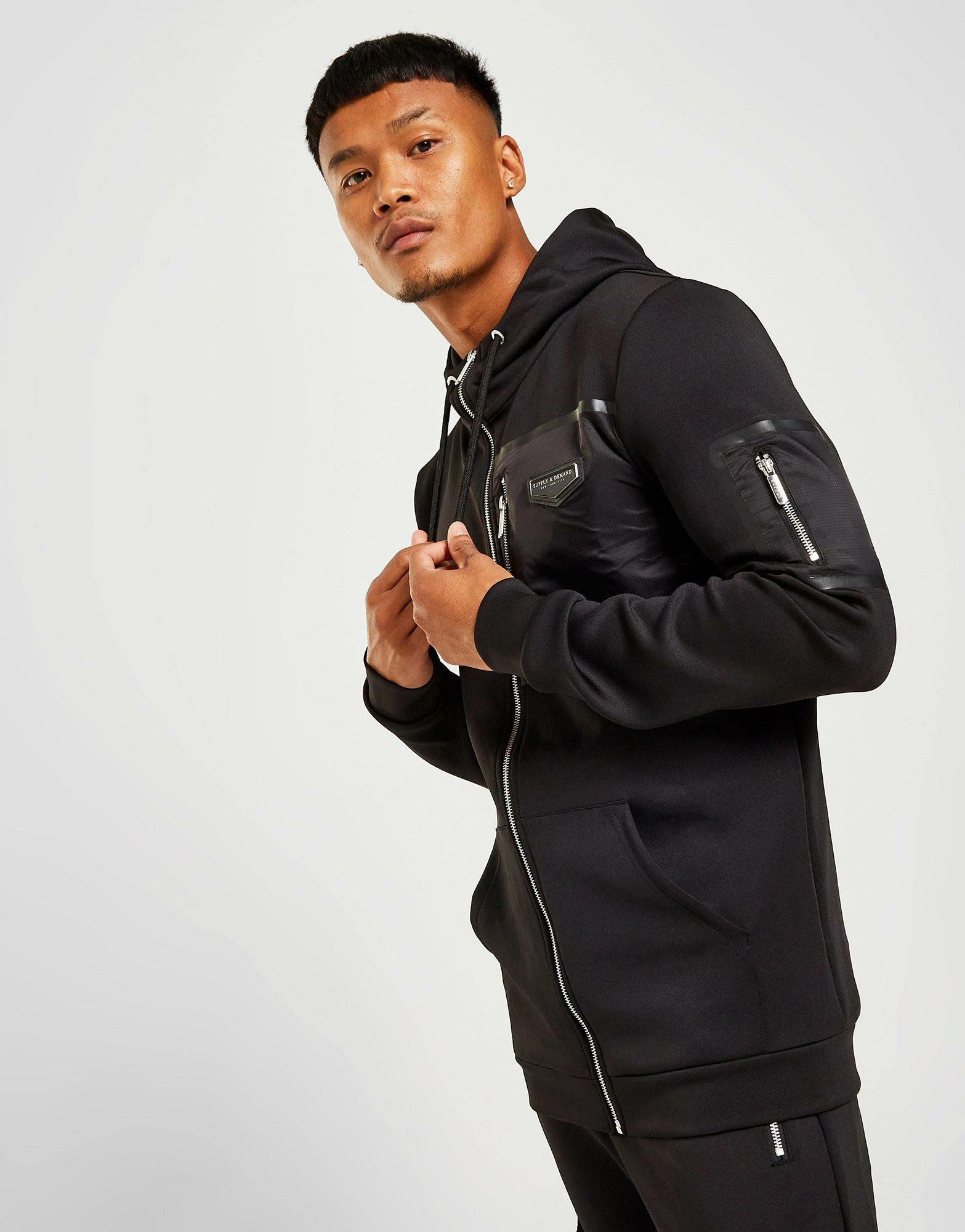 Supply & Demand Conceal Poly Hoodie Sort 3 Supply & Demand Conceal Poly Hoodie Sort