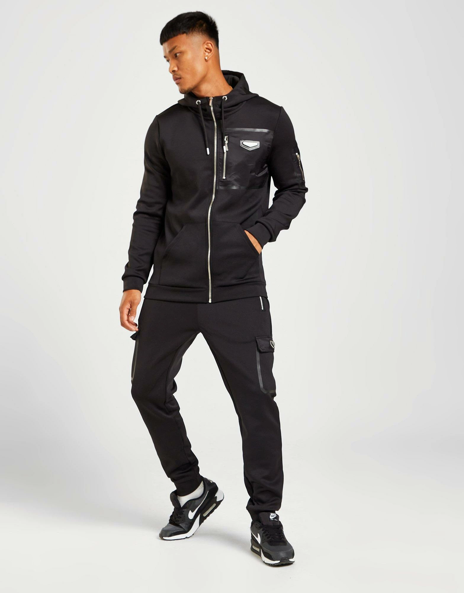 Supply & Demand Conceal Poly Hoodie Sort 6 Supply & Demand Conceal Poly Hoodie Sort - Billede 4