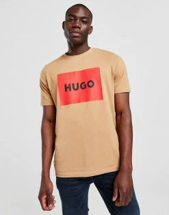 HUGO Dulive Box T-Shirt Brun