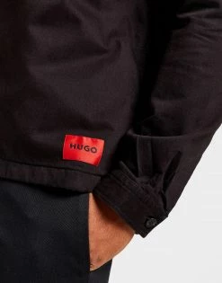 HUGO Enalu Overshirt Sort -Herretoj Salg jd 572927 c