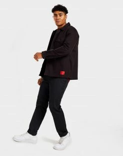 HUGO Enalu Overshirt Sort -Herretoj Salg jd 572927 f