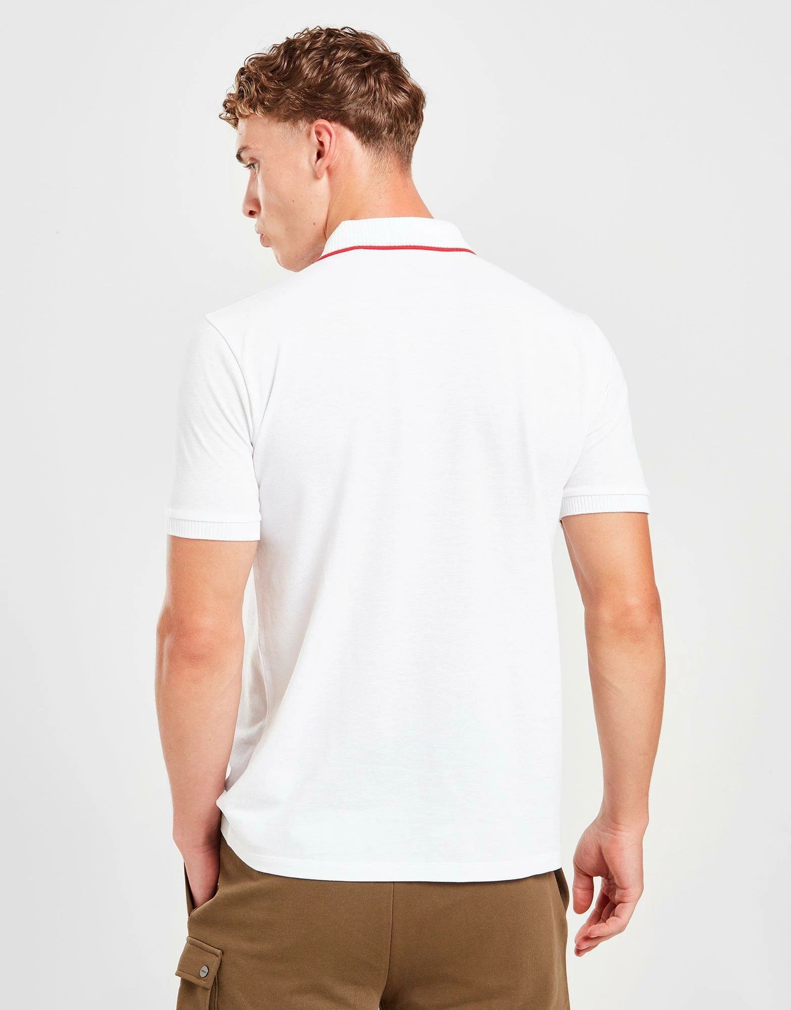 HUGO Demlock Embroidered Polo Shirt Hvid 6 HUGO Demlock Embroidered Polo Shirt Hvid - Billede 4