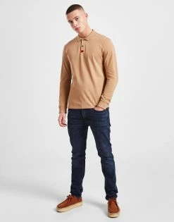 HUGO Deresolo Polo Shirt Brun -Herretoj Salg jd 572934 d