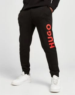 HUGO Dutschi Text Joggers Sort -Herretoj Salg jd 572936 b