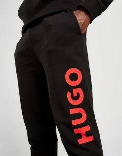 HUGO Dutschi Text Joggers Sort -Herretoj Salg jd 572936 c