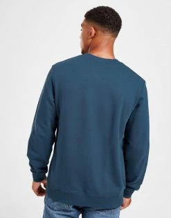 HUGO Durgagol Large Logo Square Sweatshirt Blå -Herretoj Salg jd 572942 c