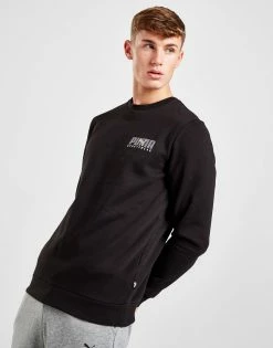 Puma Core Sportswear Sweatshirt Sort -Herretoj Salg jd 573515 c