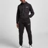 Puma Panel Full Zip Tracksuit Sort -Herretoj Salg jd 573533 a