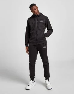 Puma Panel Full Zip Tracksuit Sort