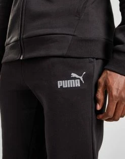 Puma Panel Full Zip Tracksuit Sort -Herretoj Salg jd 573533 e