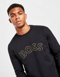BOSS Salbo Sweatshirt Sort -Herretoj Salg jd 574178 c