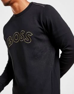 BOSS Salbo Sweatshirt Sort -Herretoj Salg jd 574178 e