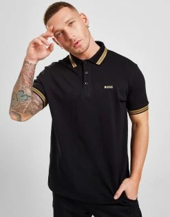 BOSS Paddy Polo Shirt Sort