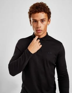 BOSS Pirol Polo Shirt Sort -Herretoj Salg jd 574210 c