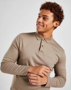 BOSS Pirol Polo Shirt Brun -Herretoj Salg jd 574220 d