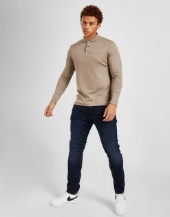 BOSS Pirol Polo Shirt Brun -Herretoj Salg jd 574220 e