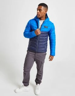 McKenzie Optic Padded Jacket Blå -Herretoj Salg jd 574274 d