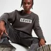 Levi's Reflect Crew Sweatshirt Sort -Herretoj Salg jd 575131 a