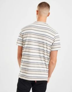 LEVI'S Multi Stripe T-Shirt Grå -Herretoj Salg jd 575132 c