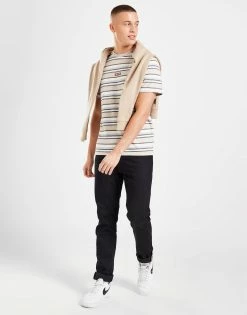 LEVI'S Multi Stripe T-Shirt Grå -Herretoj Salg jd 575132 e