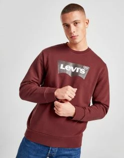 Levi's Batwing Crew Sweatshirt Herre Rød