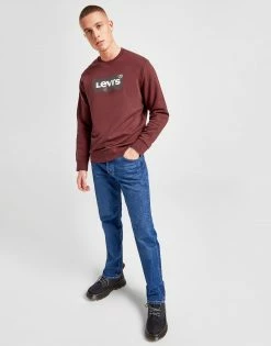 Levi's Batwing Crew Sweatshirt Herre Rød -Herretoj Salg jd 575148 d