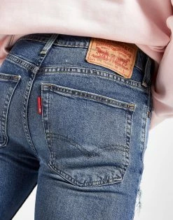 Levi's 519 Skinny Jeans Herre Blå -Herretoj Salg jd 575153 d