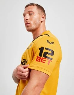 Castore Wolverhampton Wanderers FC 2022/23 Home Shirt Gul -Herretoj Salg jd 576408 d