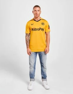 Castore Wolverhampton Wanderers FC 2022/23 Home Shirt Gul -Herretoj Salg jd 576408 e